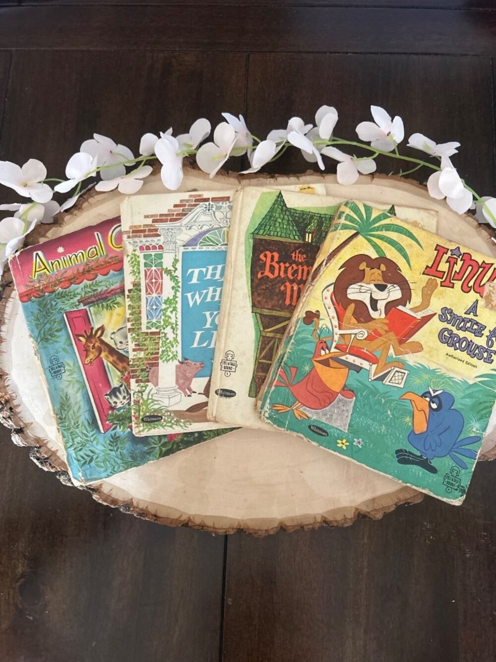 Vintage Whitman Tell-A-Tale Childrens Books Lot 4 Illustrated Classic Stories